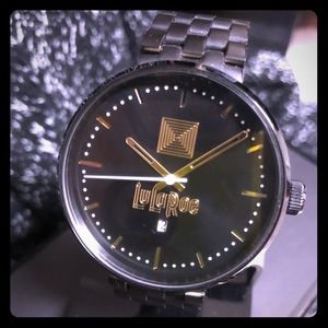 Lularoe Trainers Watch - Black & Gold